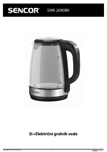 Priročnik Sencor SWK 2090BK Čajnik