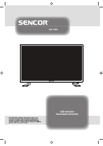 Használati útmutató Sencor SLE 1960 LED-es televízió