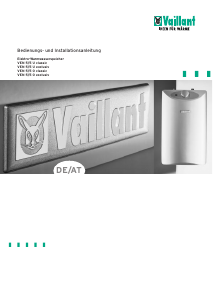 Bedienungsanleitung Vaillant VEN 5/5 U classic Warmwasserspeicher