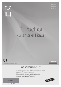 Kullanım kılavuzu Samsung RT55KZRSW Donduruculu buzdolabı