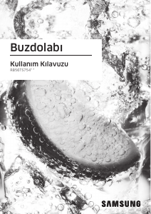 Kullanım kılavuzu Samsung RB56TS754WW/TR Donduruculu buzdolabı