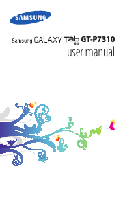 Manual Samsung GT-P7310/AM16 Galaxy Tab Tablet