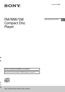 Manual Sony CDX-G1150U Car Radio