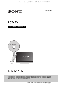 Manual Sony Bravia KDL-32EX550 LCD Television