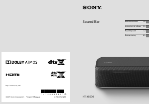 Használati útmutató Sony HT-X8500 Hangszóró