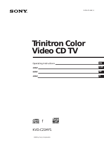 Handleiding Sony KVD-C21MF1 Televisie