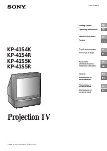 Руководство Sony KP-41S5R Телевизор