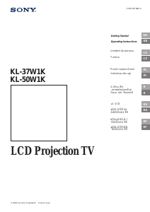 Instrukcja Sony KL-50W1K Telewizor