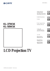 Handleiding Sony KL-50W1K Televisie