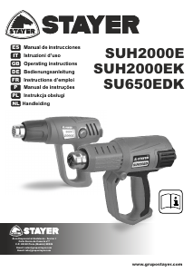 Manual Stayer SUH 2000 E Heat Gun