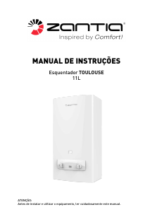 Manual Zantia Toulouse 11L Esquentador a gás
