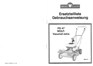 Bedienungsanleitung Wolf Garten PG 47 Rasenmäher