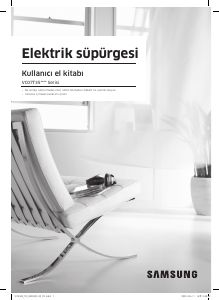 Kullanım kılavuzu Samsung VC07T357MHR Elektrikli süpürge