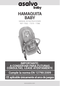 Manual de uso Asalvo 17079 Hamaca bebé