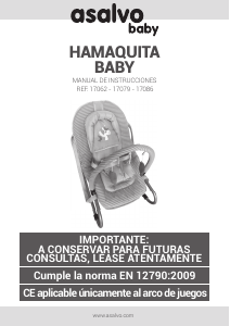Manual Asalvo 17062 Espreguiçadeira para bebê