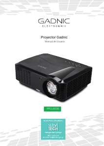 Manual de uso Gadnic PROJ036X Proyector