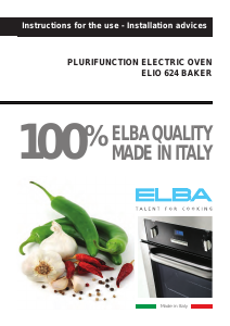 Handleiding Elba ELIO 624 Baker Oven