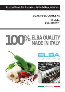 Manual Elba EEC-866 WH Range