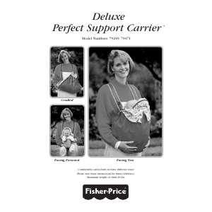 Manual Fisher-Price 79249 Deluxe Baby Carrier