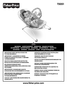 Manual Fisher-Price T5051 Espreguiçadeira para bebê