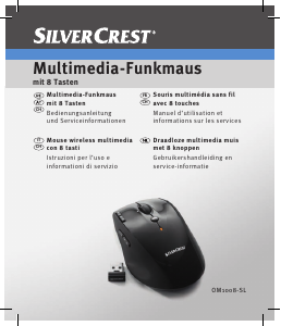 Handleiding SilverCrest OM1008-SL Muis