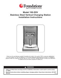 Handleiding Foundations 100-SSV Commode