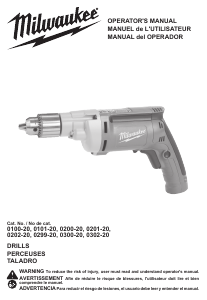 Handleiding Milwaukee 0101-20 Klopboormachine