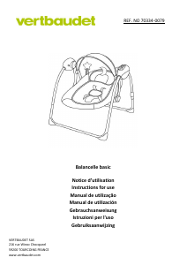 Manuale Vertbaudet 70334-0079 Basic Sdraietta