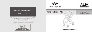 Manual de uso Minimondo Alia Cochecito