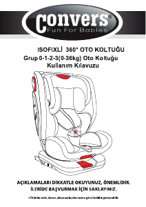 Kullanım kılavuzu Convers Twist Oto koltuğu