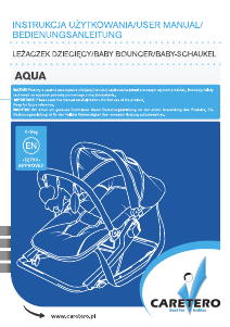 Instrukcja Caretero Aqua Leżaczek