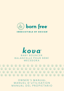 Manual de uso Born Free Kova Hamaca bebé