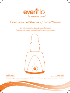 Manual de uso Evenflo 8754 Calienta biberones