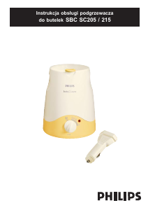 Instrukcja Philips SBC SC215 Baby Care Podgrzewacz do butelek