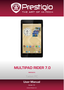 Handleiding Prestigio MultiPad Rider 7.0 Tablet