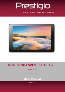 Manual Prestigio MultiPad Wize 3131 3G Tablet