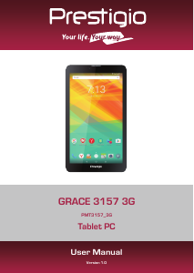 Manual Prestigio MultiPad Grace 3157 3G Tablet