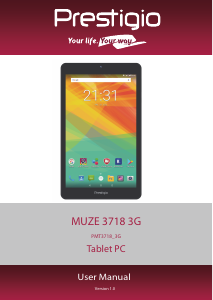 Handleiding Prestigio MultiPad Muse 3718 3G Tablet