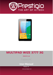 Handleiding Prestigio MultiPad Wize 3777 3G Tablet