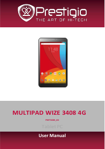 Handleiding Prestigio MultiPad Wize 3408 4G Tablet