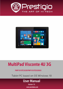 Handleiding Prestigio MultiPad Visconte 4U 3G Tablet