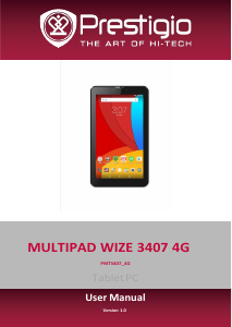 Handleiding Prestigio MultiPad Wize 3407 4G Tablet