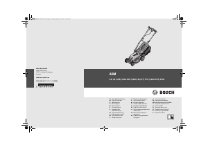 Руководство Bosch ARM 33 Газонокосилка