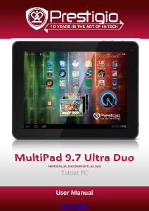 Manual Prestigio MultiPad 9.7 Ultra Duo Tablet
