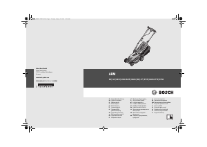 Rokasgrāmata Bosch ARM 37 R Zāles pļāvējs