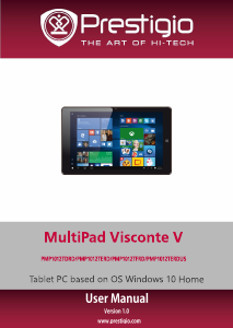 Manual Prestigio MultiPad Visconte V Tablet