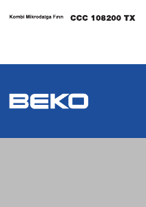 Kullanım kılavuzu BEKO CCC 108200 TX Mikrodalga