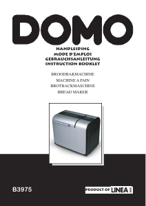 Bedienungsanleitung Domo B3975 Brotbackautomat