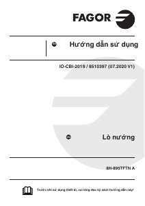 Hướng dẫn sử dụng Fagor 8H-895TFTN-A Lò nướng