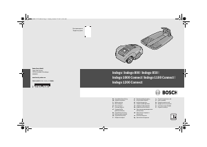 Rokasgrāmata Bosch Indego 1000 Connect Zāles pļāvējs